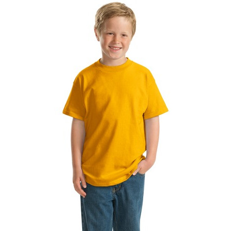 Hanes ®   -  Youth Beefy-T ®  Born to Be Worn 100% Cotton T-Shirt.  5380