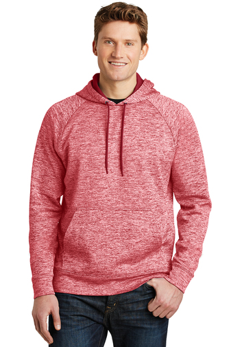 Sport-Tek ®  PosiCharge ®  Electric Heather Fleece Hooded Pullover. ST225