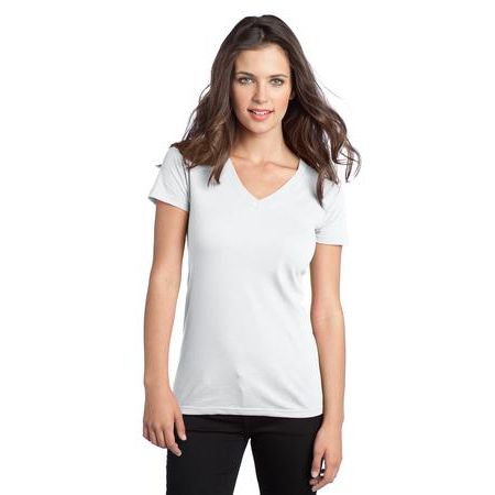 District ®  - Juniors The Concert Tee   V-Neck. DT5501