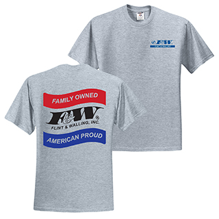 JERZEES ®  -  Heavyweight Blend   50/50 Cotton/Poly T-Shirt.  FLW31USA