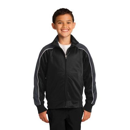 Sport-Tek ®  Youth Piped Tricot Track Jacket. YST92